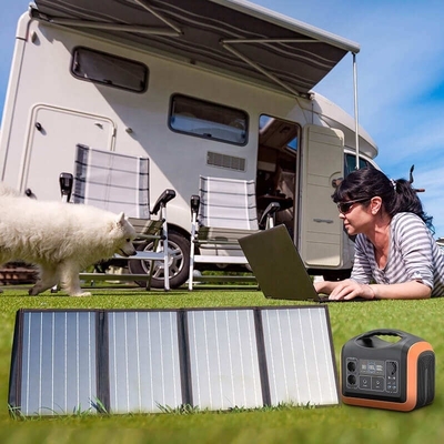 Schnelle Ladung Unterstützung 1200w Portable Battery Bank Power Station mit Solarpaneel für den Außenbereich