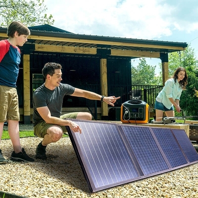 Schnelle Ladung Unterstützung 1200w Portable Battery Bank Power Station mit Solarpaneel für den Außenbereich