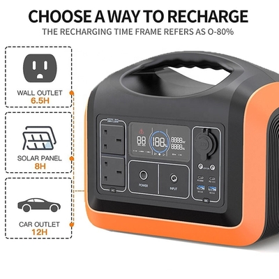 Schnelle Ladung Unterstützung 1200w Portable Battery Bank Power Station mit Solarpaneel für den Außenbereich