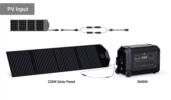 110V-240V Ausgangsspannung Portabler Solargenerator mit App Wifi Bluetooth für Solarenergie
