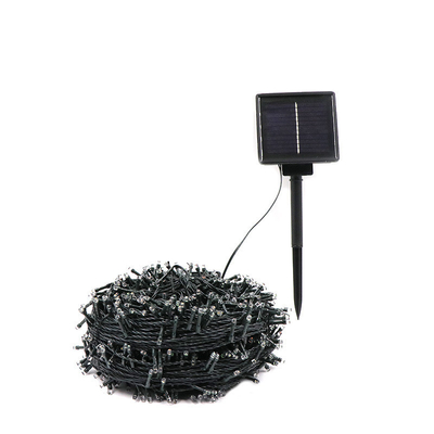 200LED RGB Solargartenlampen Wasserdichte Weihnachtsstringbeleuchtung für den Außenbereich IP65
