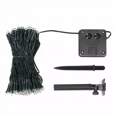 200LED RGB Solargartenlampen Wasserdichte Weihnachtsstringbeleuchtung für den Außenbereich IP65