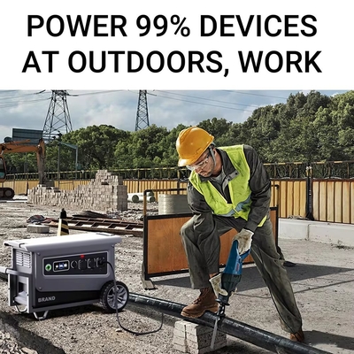 W5 4000W 5000W 5040Wh tragbares Solarkraftwerk mit Typ C und Japan Renesas BMS
