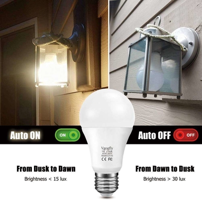 Smart Sensor Bulb E27 Tag-Nacht Lichtsensor LED-Bolle mit PIR-Radarbewegungserkennung