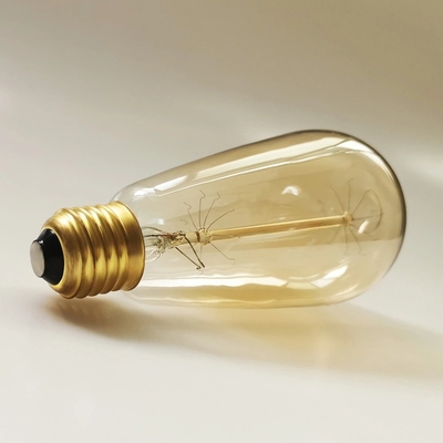 Lange Lebensdauer 6W Dimmable LED Filament Glühbirne in Bernstein warmes gelbes Licht für E26 Basis