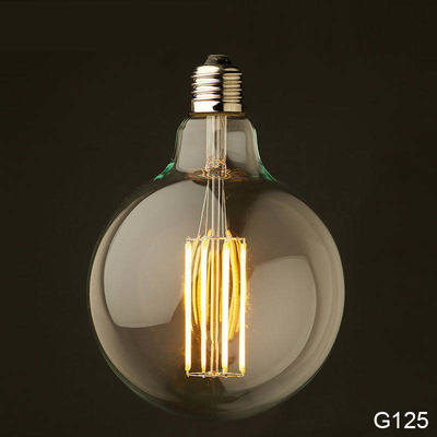 110 lm/w E26 E27 9W G125 G95 LED-Glühlampe mit dimmbare Funktion und Bernsteinglas