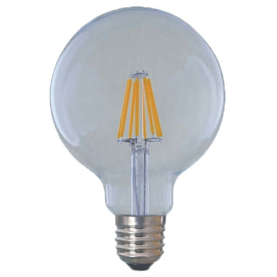 110 lm/w E26 E27 9W G125 G95 LED-Glühlampe mit dimmbare Funktion und Bernsteinglas