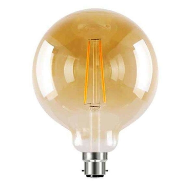 110 lm/w E26 E27 9W G125 G95 LED-Glühlampe mit dimmbare Funktion und Bernsteinglas